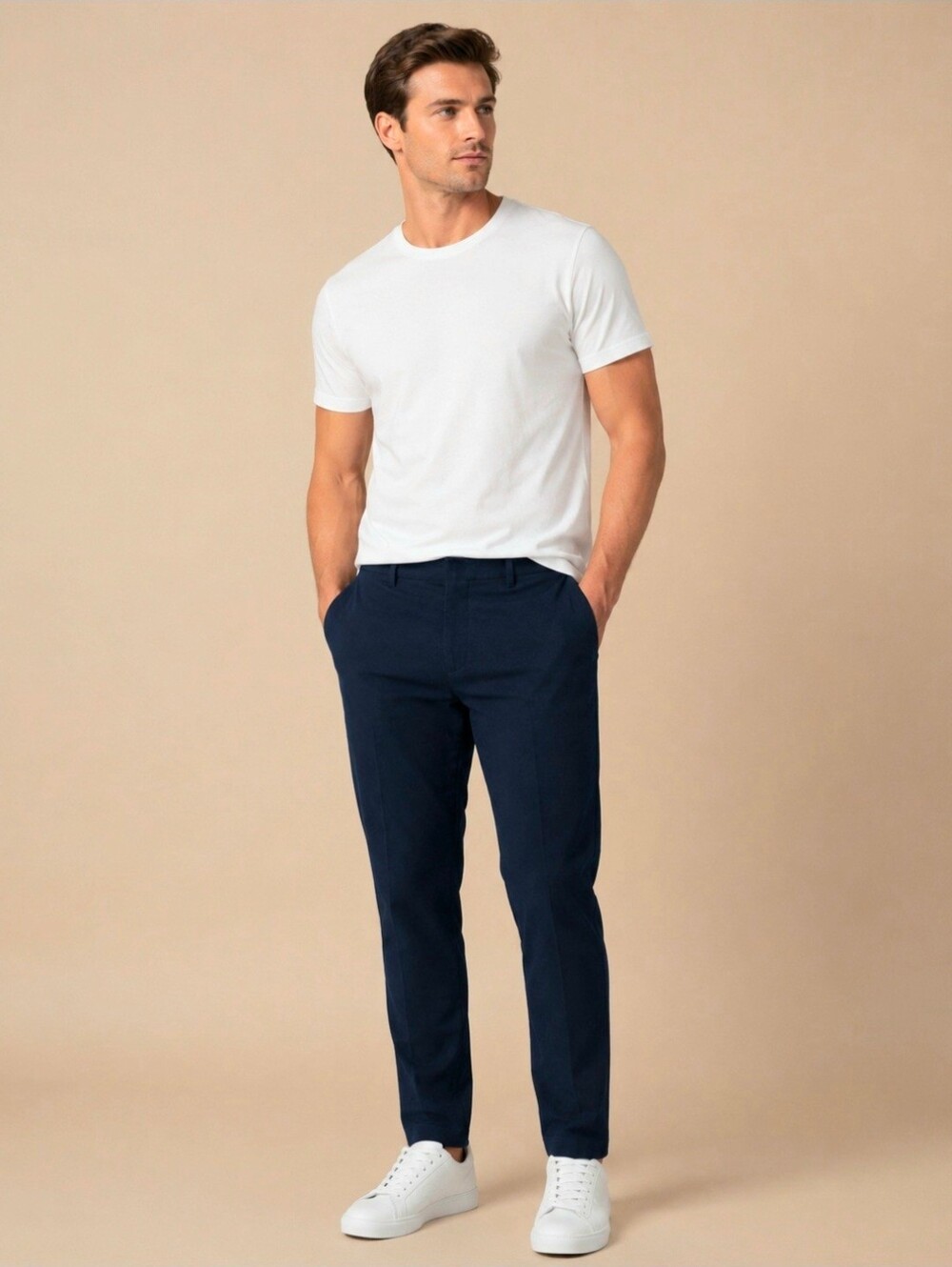 $75 Alfani Mens Classic-Fit Solid Stretch Pants
